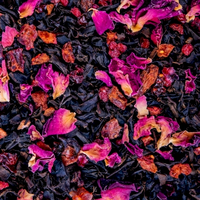 Thé noir fruits rouges