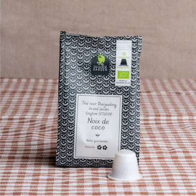 Thé noir Darjeeling noix de coco bio